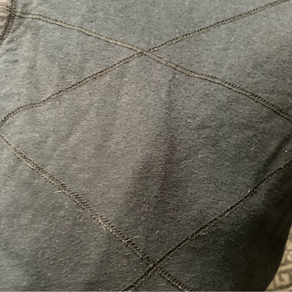 Alice & Olivia Black Long Cowl Neck Sleeveless Shirt/Tunic/Dress - Picture 7 of 7